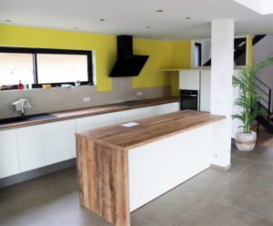 plan de travail en bois