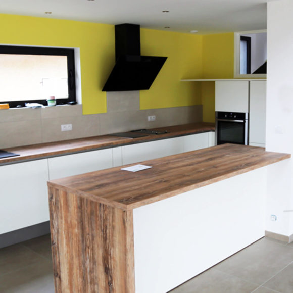 plan de travail en bois