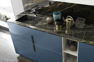 salle de bains en marbre