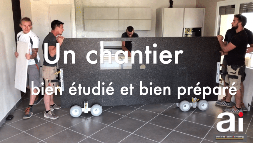 Monter une plaque de granit de plus de 300 KG – nolte-thonon Thonon