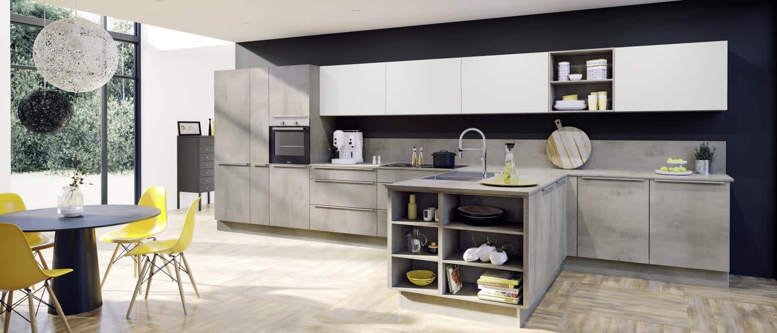 Cuisine Nolte Aspect Beton 0
