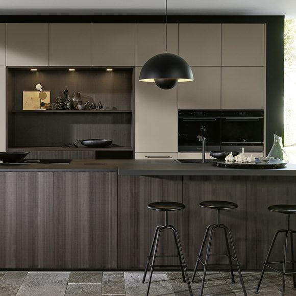 ARTLINE Stripe Wood Coffee