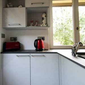 Côté rangements : des façades plus claires. cuisine industrielle