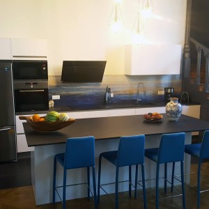 Projet APRÈS TRAVAUX, cuisine moderne et chaleureuse